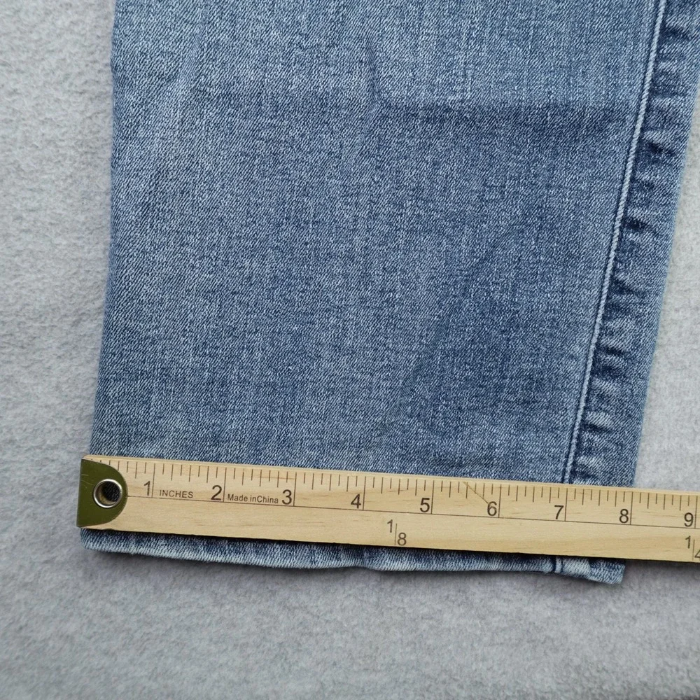 7 For All Mankind Jeans Mens 33 Blue Standard Straight Leg Button Fly Denim